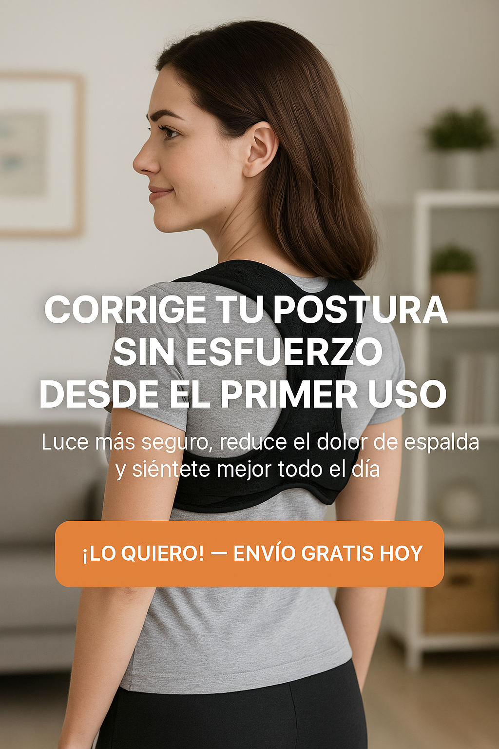 🥇 Corrector de Postura Premium 🧍♂️ Corrige tu espalda. 💪 Gana confianza. 😌 Vive sin dolor.