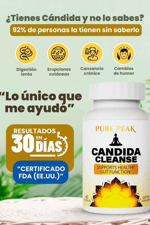 Candida Cleanse Premium  Tratamiento Digestivo Natural – Pack Doble